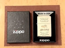 Zippo Limited Edition Serial Number 1992 Silver Coin Used Good Condition