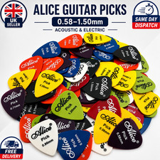 Alice Guitar Picks Acoustic Electric Plectrums Assorted Thin 0.58-1.50mm
