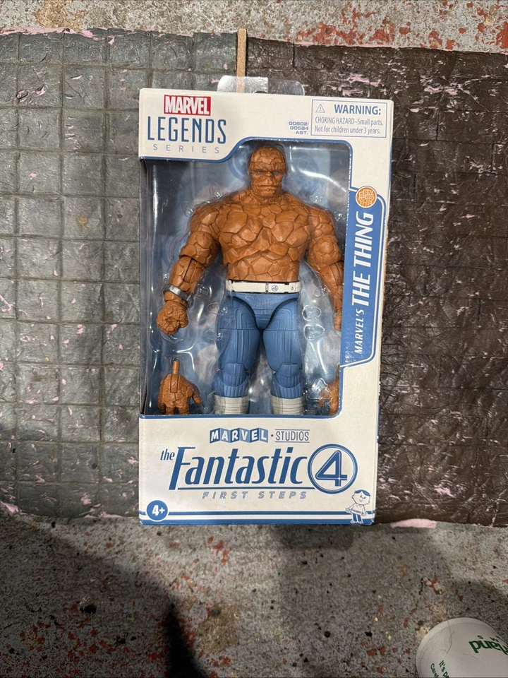 Figura de acción The Fantastic Four: First Steps Marvel Legends The Thing 6" Foto 3 de 4