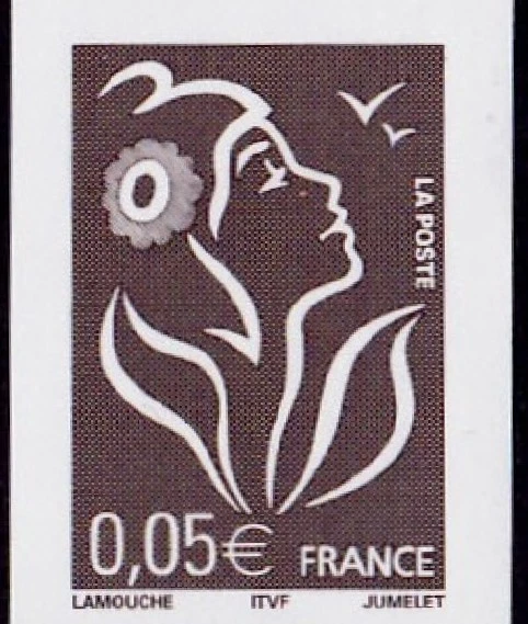 VARIETE N°37354abcd 0,05€ LAMOUCHE NON DENTELE AVEC ET SANS PHOSPHORE LUXE ** - Photo 3/3