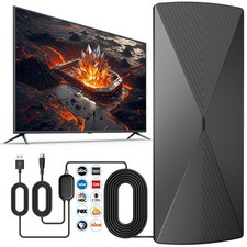 2026 TV Antenna, Digital TV Antenna Indoor with Signal Booster, Long Range An...