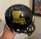 Travis Etienne Signed Custom New Orleans Saints Mini Helmet (No Box) Autographed