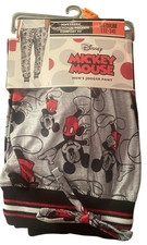 Disney Mickey Mouse Jogger Sleep Pants Men's M 32-34" Gray Soft Comfort Fit