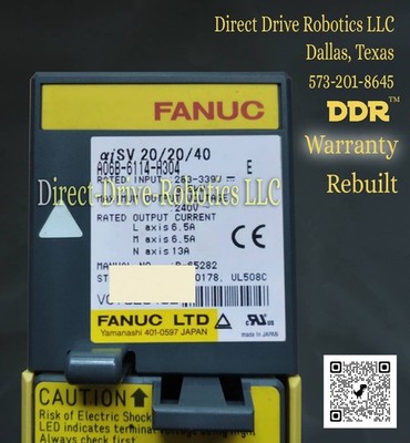 **12mo Warranty**Same Day Shipping Avail.**REBUILT** Fanuc A06B-6114-H304