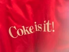 VERY CLEAN Vintage Coca Cola Jacket Red Large Coke Logo