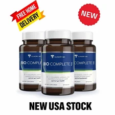 Gundry MD Bio Complete 3, 3-in-1 Probiotics Gut Health Pack of 3 (180 Capsules)