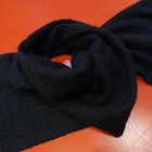 Unique Luxurious Black Warm Wide Knit Shall Scarf 22x68 — photo 4