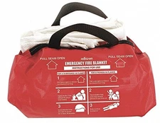 Sellstrom Fiberglass Fire Blanket and Duffel Bag (S97452)