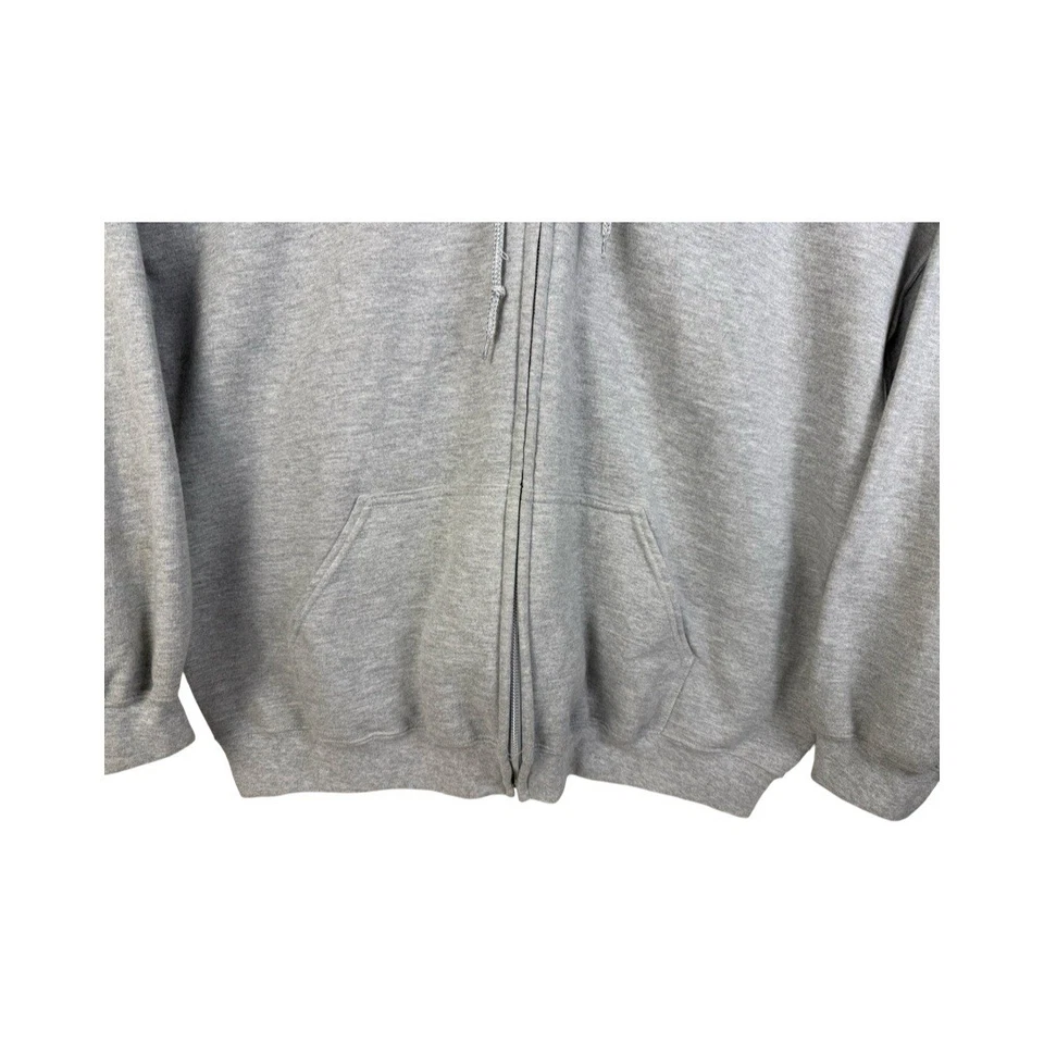 Gildan Northrop Grumman Sudadera con Capucha Gris con Cremallera Sudadera para Hombres 3XL Empleado Tienda Foto 3 de 4