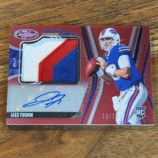 Jake Fromm 2020 Panini Certified ROOKIE PATCH AUTO 13/25 RED ETCH RC RPA #207