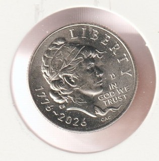 2026 D Emerging Liberty Dime Roll Fresh Denver Mint BU UNC First & Only Design