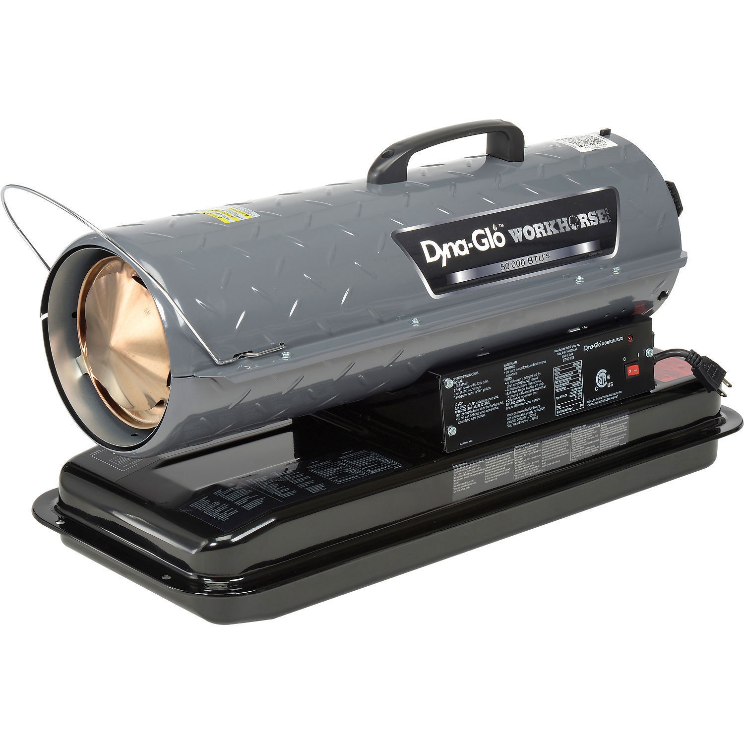 Dyna-Glo Workhorse KFA50WH 50K BTU Kerosene Forced Air Heater