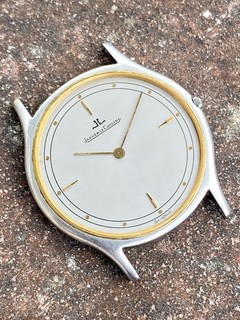 Vintage Jaeger LeCoultre Quartz Ultra Thin Cal.609 Grey Dial 1990s JLC Parts