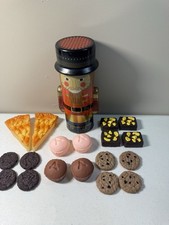 Realistic Pretend Play Food Cookies, pie, Brownies, Muffins Pastries Dessert