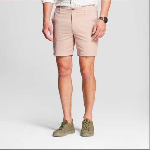 Linden Flat Front Chino Shorts 
