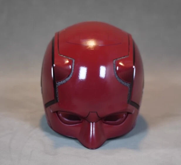 Spiderman 3 Daredevil Helmet Resin 1:1 Replicas Mask Adult Cosplay Props  - Image 4 of 4