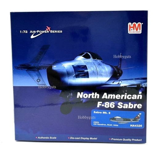 Hobby Master HA4326, Sabre Mk. 6 23622, 430 Squadron, RCAF, 1950s, 1:72 - Picture 8 of 13