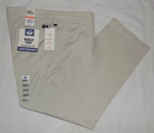 DOCKERS Men's Workday Khaki Lightweight Straight Fit Pants Beige 36X30 New