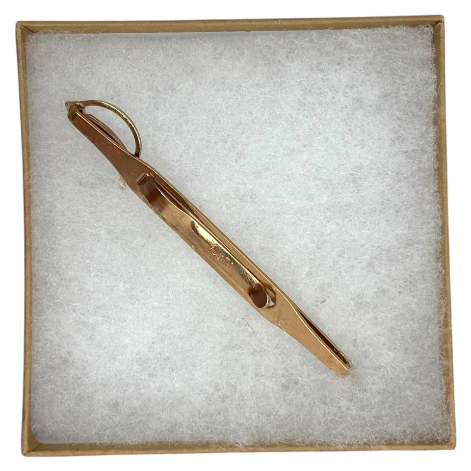 Sword Tie Bar vintage Swank Cravat Holder Mid Century Men's Suit Accessory - Image 2 of 4