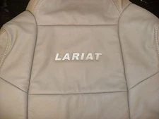 2002 - 07 Ford F250 F350 Lariat Right Front Top Lean Back Leather Seat Cover Tan