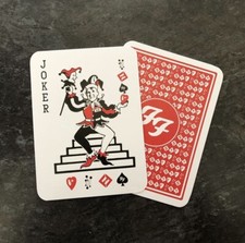 FOO FIGHTERS JOSH FREESE JOKER PLAYING CARD - RARE - NOT VINYL CD SHIRT