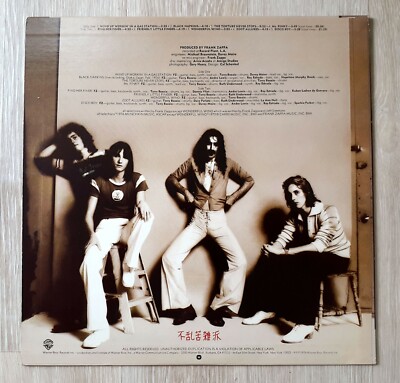 FRANK ZAPPA Zoot Allures LP Vinyl ORIG Japan 1976 Warner Bros P