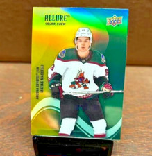 2022 Upper Deck Allure Color Flow Yellow-green  Matias Maccelli #SF-84 Rookie RC