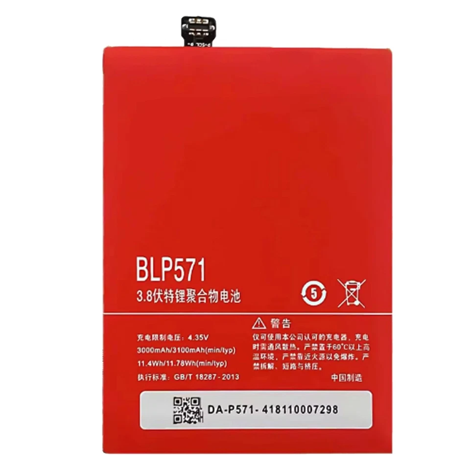 Batería de repuesto BLP571 3100mAh para ONEPLUS ONE 1+ A0001 - 6 meses de garantía Foto 2 de 4