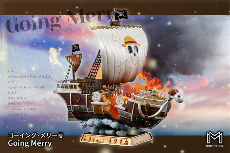 One Piece Going Merry WASP Studio Resin Model with led 66cm