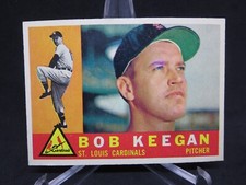 1960 Topps #291 Bob Keegan St. Louis Cardinals LOW GRADE Eyebrow