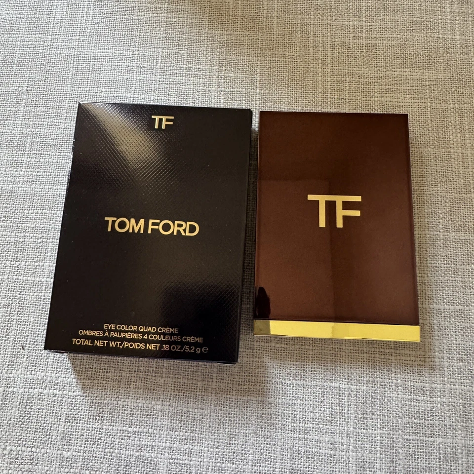 Tom Ford Eye Color Quad Creme Palette 46 Ember Bronze 0.18 Ounce - New In Box - Image 3 of 4