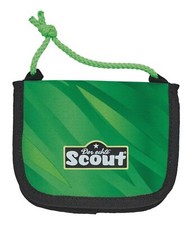 Scout Brustbeutel Brustbeutel Geldbörse Dino Rex grün dunkelgrün Neu