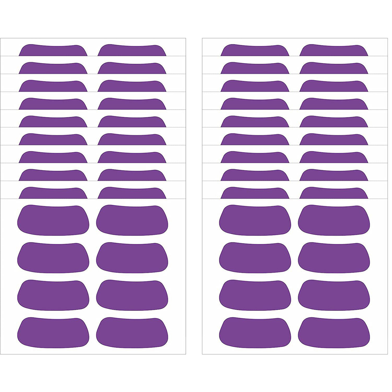 100 Pairs Football Eye Stickers Breathable Decorative Eye Stickers