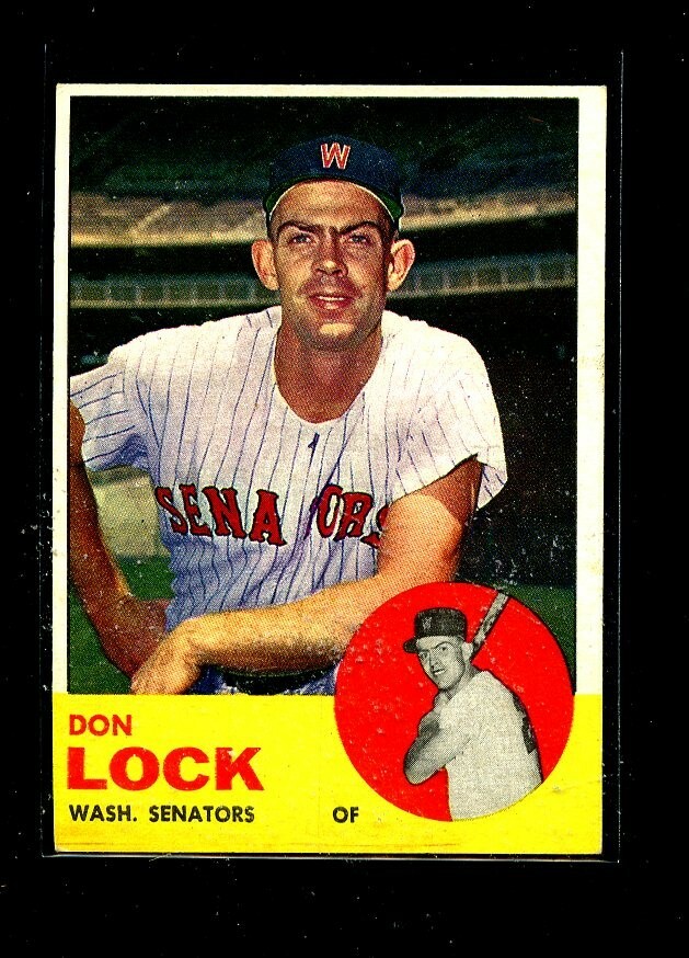 1963 TOPPS #47 DON LOCK SENATORS EXMINT E08456 | eBay