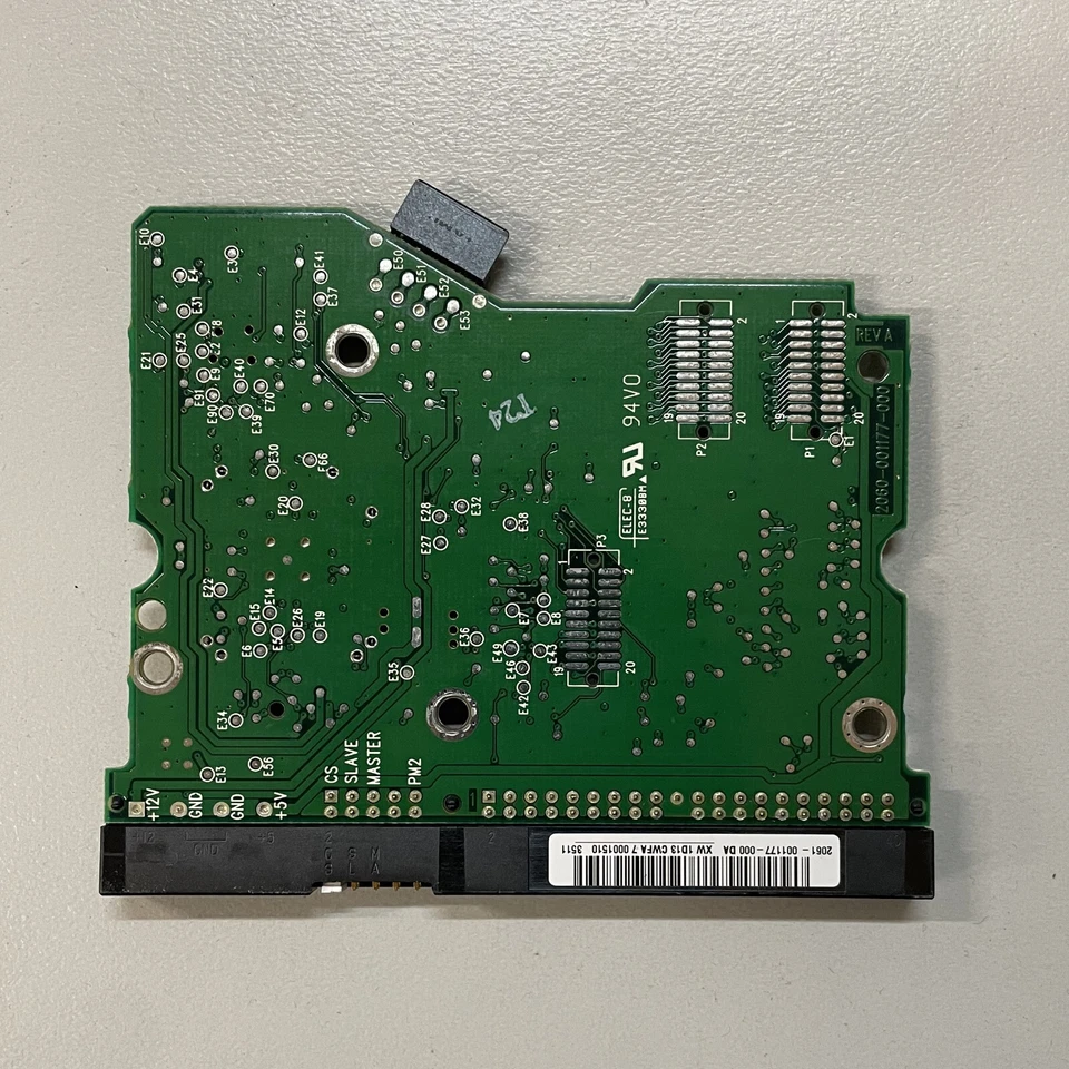 WD WD400BB-60DGA0 3.5" 40 GB ATA/100 HDD PCB 2060-001177-000 DCM: HSBANT2AH - Image 3 of 4