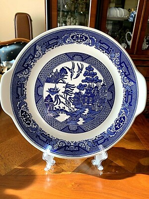 Willow Ware Royal China Cake/Bread/Butter Plat 1950s made in