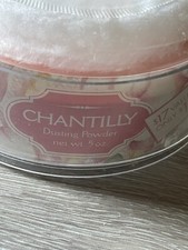 Vintage CHANTILLY Dusting Powder in plastic case 5oz Unused New NO outer Box