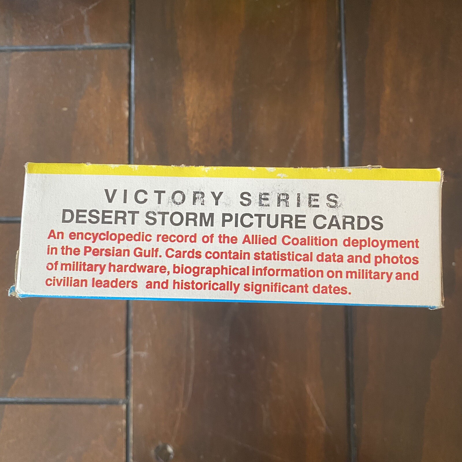 1991 Topps Desert Storm Trading Card 36ct Full Box Unopened Cards