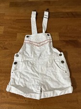 tahari 4t overalls Youth Toddler Girls White