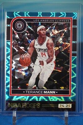 2024-25 Panini NBA Hoops Basketball - Terance Mann #189 TEAL EXPLOSION