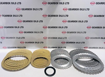 FOR AUDI 0B5 7 SPEED DL501 AUTO GEARBOX CLUTCH FRICTION STEEL KIT + COVER SEAL