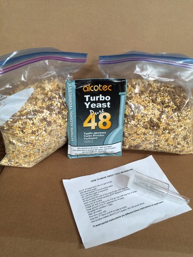 COMPLETE MOONSHINE MASH KIT, for Copper Moonshine still with Instructions - Picture 3 of 28