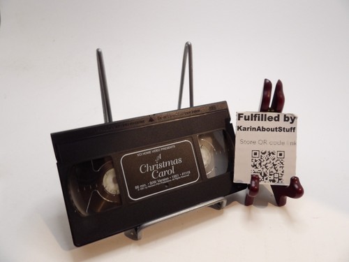 A Christmas Carol VHS Tape Alastair Sim Holiday Classic Free Shipping - Imagen 3 de 5
