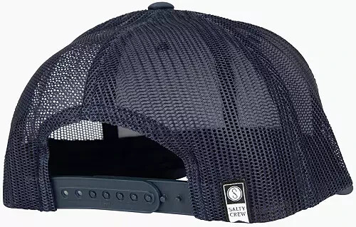 Salty Crew Striper Retro Trucker Hat Snapback- Navy - New - Picture 2 of 2