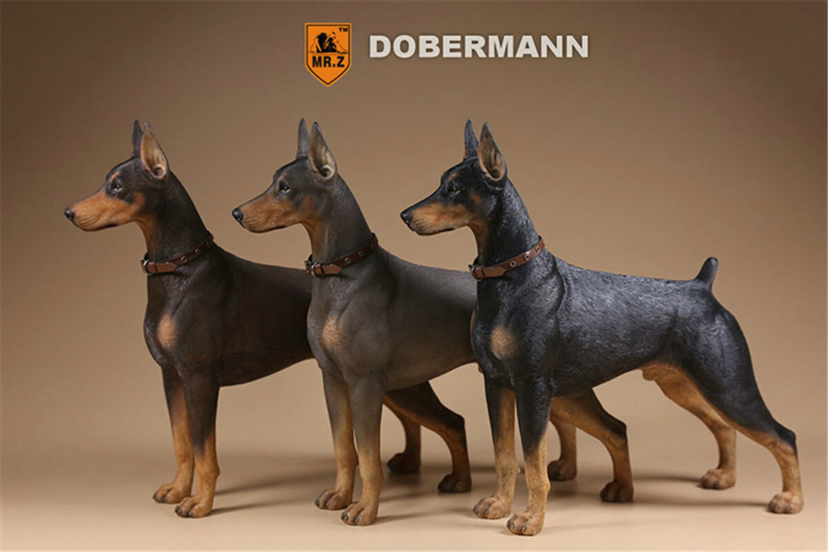 Sunday21 doberman 3セット Mr.z 1:6 Scale Dobermann Model Animal Figure Police Dog