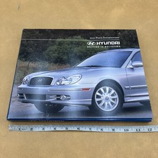 2002 Hyundai Dealership Show Room Press Kit Media Information - ORIGINAL