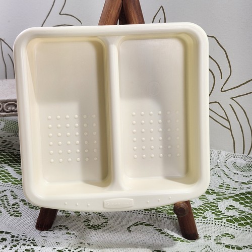 Vintage Rubbermaid Kitchen Drawer Organizer (Small Tray ONLY) Almond ...