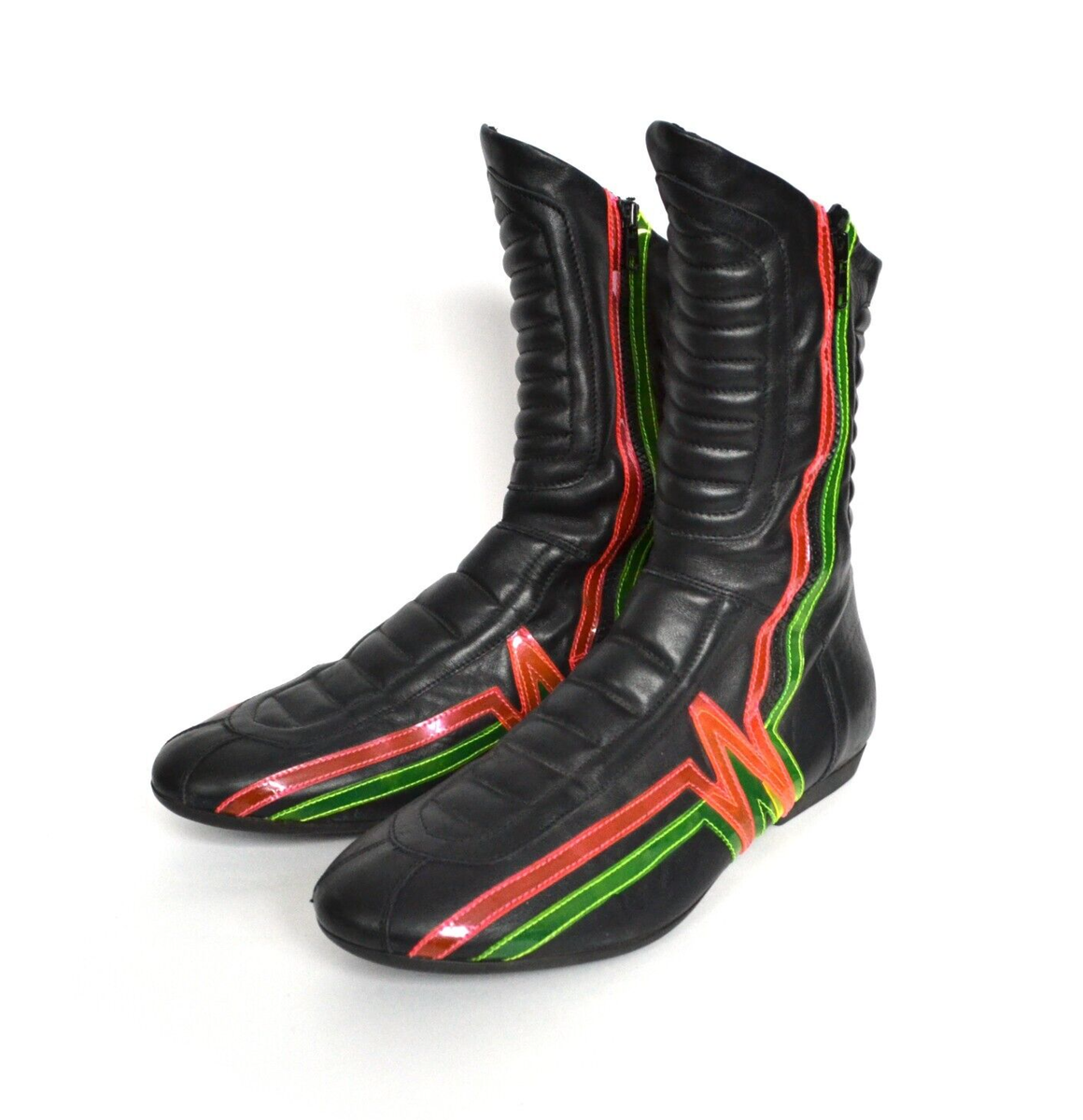 Vintage Mens WALTER VAN BEIRENDONCK W< Boots Shoes Leather Vintage Mens WALTER VAN BEIRENDONCK W< Boots Shoes Leather