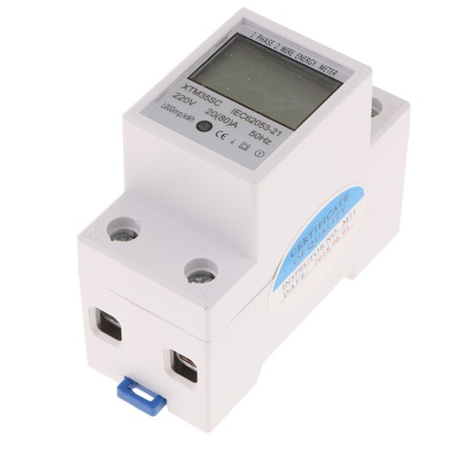 Notebook Slaapkamer terugtrekken Single Phase DIN-rail Type Kilowatt Hour kwh Meter 220V 50/60Hz 20 (80)A | eBay Notebook Slaapkamer terugtrekken Single Phase DIN-rail Type Kilowatt Hour kwh Meter 220V 50/60Hz 20 (80)A | eBay