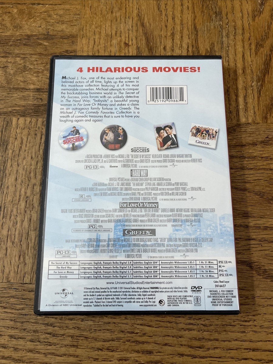 Michael J Fox 4 Movies DVD 25192098871| eBay